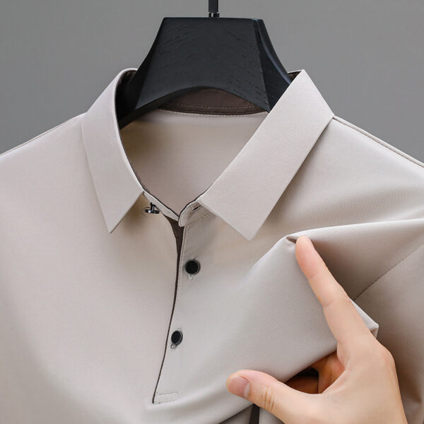 2O1CN015Lam1T1K4szOowD52_!!2048961111-0-cib Short-sleeved Polo Shirt Men's Summer New Middle-aged Lapel T-shirt Solid Color Business Casual Half-sleeved Dad Fashion T-shirt