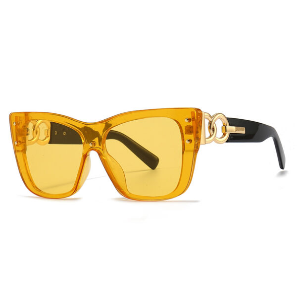 New Fashion Big Frame Cat Eye Unisex Sunglasses Trendy Cross-border Sunglasses