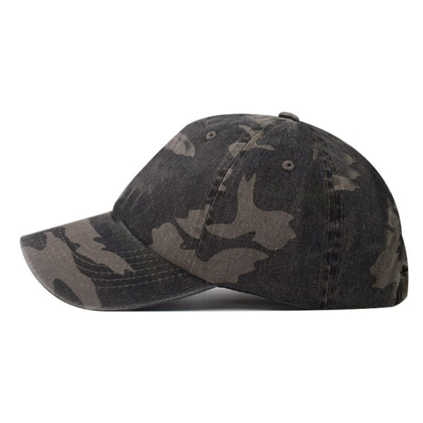 Washed Cotton Camouflage Baseball Cap Men's And Women's Peaked Cap Special Forces Hat Acu Camouflage Cp Ruin Python Pattern Sun Hat
