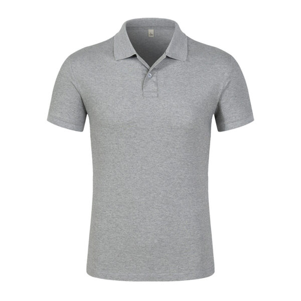 Men's Piqué Cotton Polo Shirt Men's Summer Men's T-shirt Solid Color Short-sleeved T-shirt