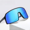 New TR90 One-piece Large-frame Sunglasses Trendy Men's Polarized Sports Sunglasses Riding Sunglasses Goggles 3034