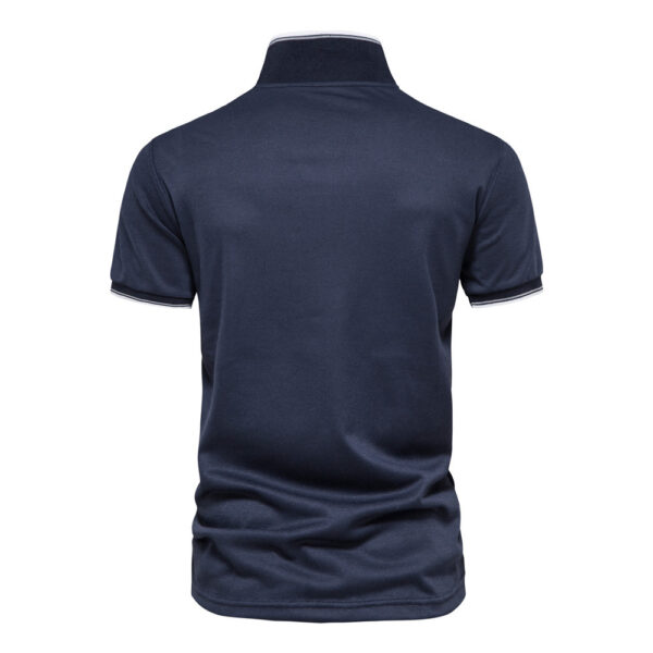 V-neck POLO Shirt Overalls Short-sleeved Top Men