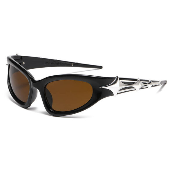 2026 Advanced Sense Outdoor UV Protection Sunglasses Pi Shuai Future Technology Sense Sunglasses Four Corner Star Sunglasses