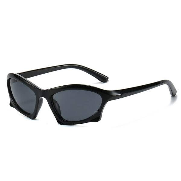 Modern Retro Geometric Sunglasses Trendy Street Shooting INS Style Poster Sunglasses Female