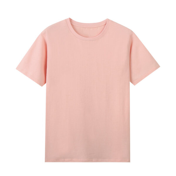 High-count Pure Cotton Short-sleeved Men's Bottoming Shirt 220g Solid Color 40-count Cultural Shirt Work Clothes White T Men