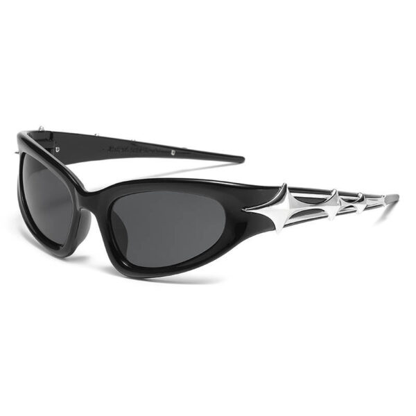 2026 Advanced Sense Outdoor UV Protection Sunglasses Pi Shuai Future Technology Sense Sunglasses Four Corner Star Sunglasses