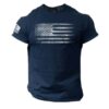 Men's Summer Patriotic 3D Printing T-shirt American Flag T-shirt