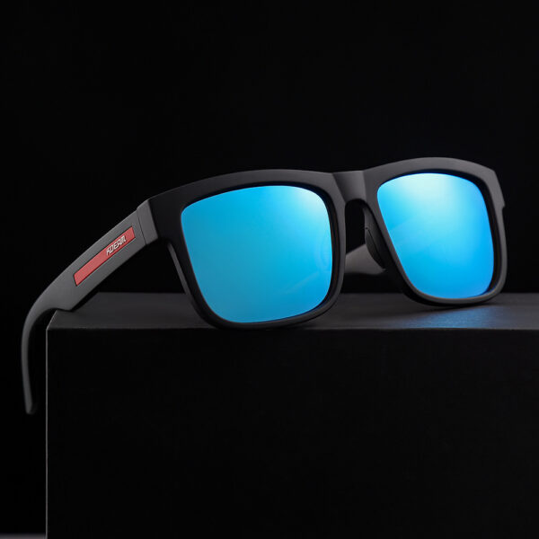 KDEAM New Polarized Sunglasses Men's And Women's Square Sunglasses Colorful Real Film Sunglasses Outdoor Driving Glasses