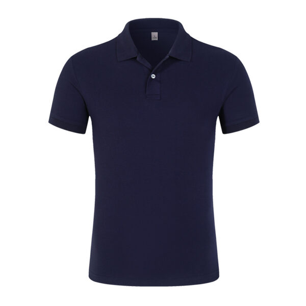Men's Piqué Cotton Polo Shirt Men's Summer Men's T-shirt Solid Color Short-sleeved T-shirt