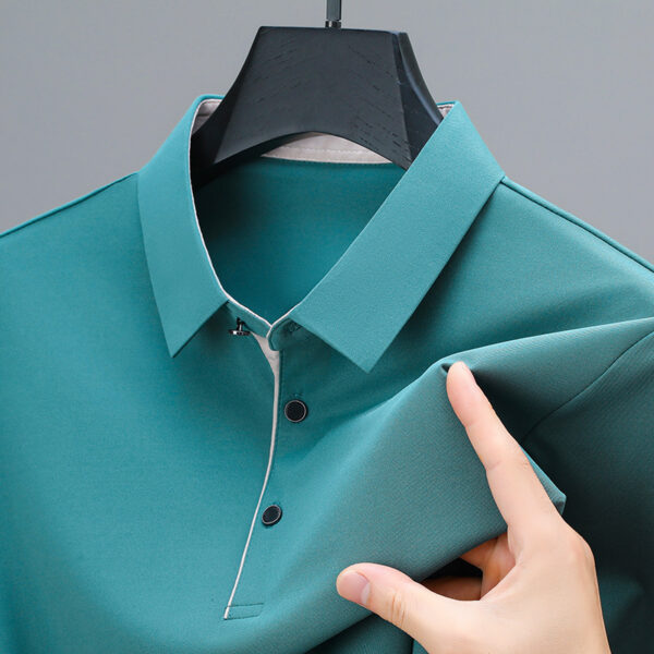 3O1CN01SCw2bD1K4szHXmmcn_!!2048961111-0-cib Short-sleeved Polo Shirt Men's Summer New Middle-aged Lapel T-shirt Solid Color Business Casual Half-sleeved Dad Fashion T-shirt