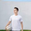 Summer T-shirt Short-sleeved T-shirt Men's Work Solid Color Loose Half-sleeved Round Neck Sweatshirt Simple All-match