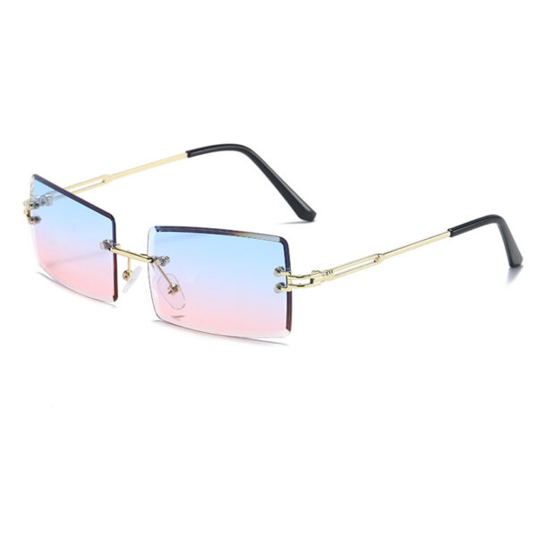 2026 New Fashion Square European And American Sunglasses Cut Edge Cross-border Tide Cut Sunglasses Trend Sunglasses Women