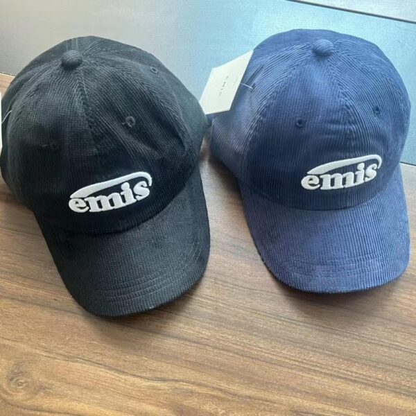 South Korea Emis Hat Hot Bar With Women's Baseball Cap Summer Sunscreen Duck Tongue Hat Big Head Corduroy Foreign Trade
