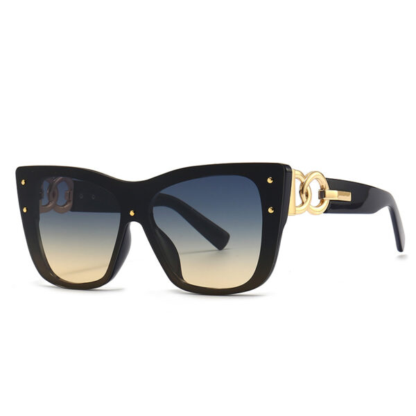New Fashion Big Frame Cat Eye Unisex Sunglasses Trendy Cross-border Sunglasses