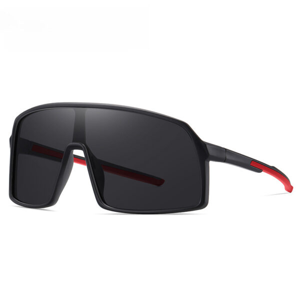 New TR90 One-piece Large-frame Sunglasses Trendy Men's Polarized Sports Sunglasses Riding Sunglasses Goggles 3034