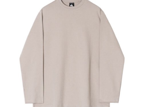 MYQ Long-sleeved T-shirt Men's Round Neck Autumn Korean Style Loose Fashionable Casual Solid Color Cotton T-shirt Base Shirt Top