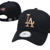 Korean Version Of The Dodgers Baseball Cap LA Hip-hop Street Dance Peaked Cap Men And Women Outdoor Sports Flat-brimmed Hat Trendy Women's Thin Hat