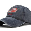 Cross-border European And American Washed Old American Baseball Cap Embroidered Peaked Cap USA Embroidered Baseball Cap