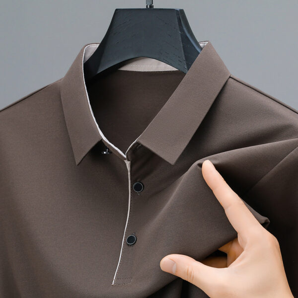 4O1CN01M1V30p1K4szNJpNdf_!!2048961111-0-cib Short-sleeved Polo Shirt Men's Summer New Middle-aged Lapel T-shirt Solid Color Business Casual Half-sleeved Dad Fashion T-shirt