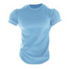 Muscle Boy Cotton Elastic Short-sleeved Men's Summer Solid Color Sports T-shirt Fitness Sweat-absorbing Round Neck T-shirt
