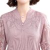 Spring And Autumn Knitted Tops Western-style Yarn Sleeves Bottom Shirts T-shirts Loose Small Shirts