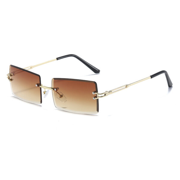 2026 New Fashion Square European And American Sunglasses Cut Edge Cross-border Tide Cut Sunglasses Trend Sunglasses Women