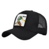 Cross-border Duck Embroidered Baseball Cap Patch Animal Embroidered Cap Mesh Baseball Cap Sunshade Mesh Cap