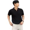 4O1CN01gUVuP92Jc2BvSfT2I_!!2217526039441-0-cib Summer Ice Silk Men's Lapel POLO Short-sleeved T-shirt Thin Shirt Fashionable V-neck Striped Knitted Bottoming Shirt Men