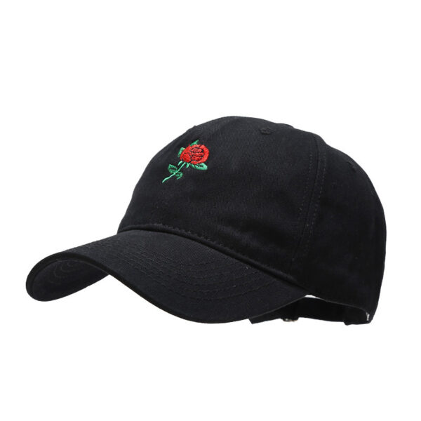 4O1CN01j0RkOj2AbGnCzBJwY_!!2496528221-0-cib 2026 New Rose Embroidery Soft Top Baseball Cap Show Face Small Men And Women Street Elegant Peaked Cap Fashion All-match