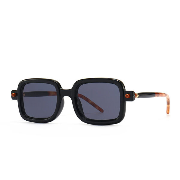 Thick Frame Sunglasses Male Square Frame Anti-Blue-Ray Sunglasses