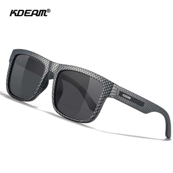 KDEAM New Polarized Sunglasses Men's And Women's Square Sunglasses Colorful Real Film Sunglasses Outdoor Driving Glasses