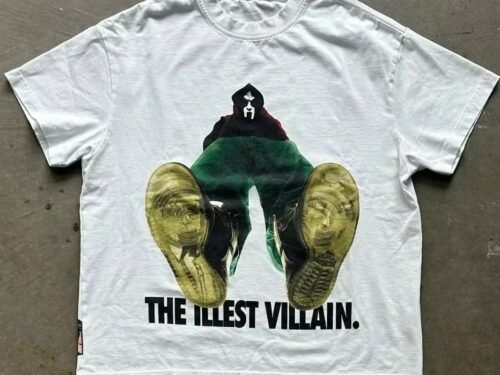 American Hip-Hop Character Print T-Shirt Casual Fashion Oversized T-Shirt Harajuku Gothic Retro Men's T-Shirt