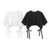 All Tied Up-Cinched waist T Shirt