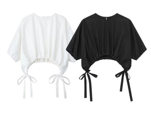 All Tied Up-Cinched waist T Shirt