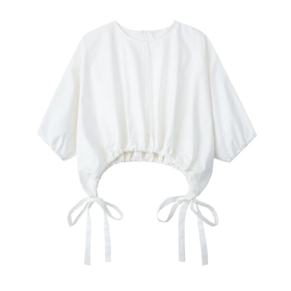 All Tied Up-Cinched waist T Shirt