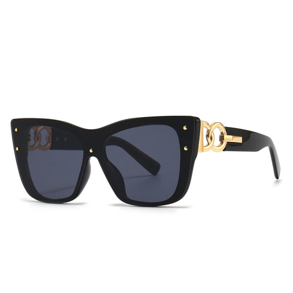 New Fashion Big Frame Cat Eye Unisex Sunglasses Trendy Cross-border Sunglasses