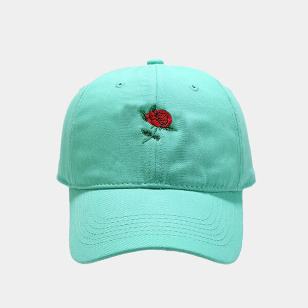 5O1CN01K93hy62AbGnMCMz2G_!!2496528221-0-cib 2026 New Rose Embroidery Soft Top Baseball Cap Show Face Small Men And Women Street Elegant Peaked Cap Fashion All-match