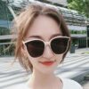 New Gm Sunglasses Women Driving Anti-ultraviolet Sunglasses Sunscreen Fashion Round Frame Sunglasses