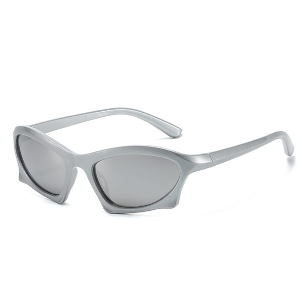 Modern Retro Geometric Sunglasses Trendy Street Shooting INS Style Poster Sunglasses Female