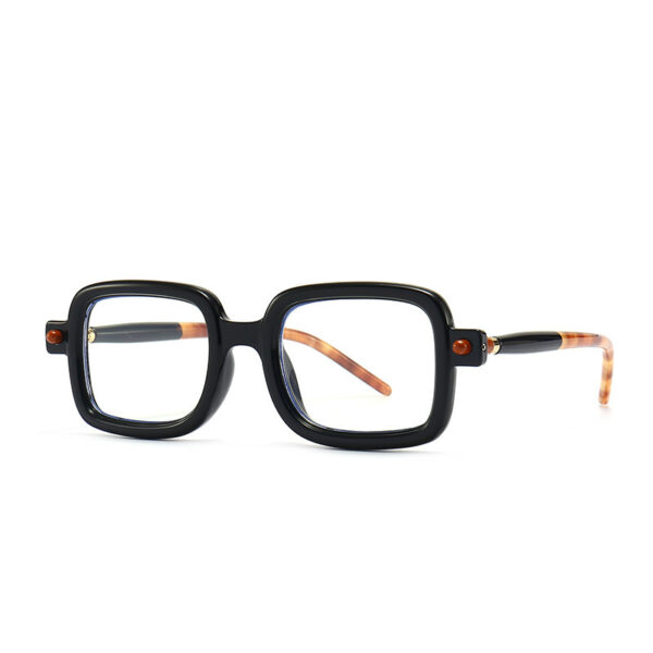 Thick Frame Sunglasses Male Square Frame Anti-Blue-Ray Sunglasses