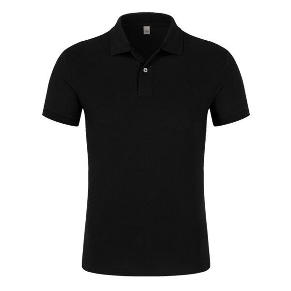 Men's Piqué Cotton Polo Shirt Men's Summer Men's T-shirt Solid Color Short-sleeved T-shirt
