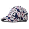 Cross-border Cotton New Color Poker Chinese Style Baseball Cap Printed Peaked Cap Neutral Outdoor Sun Visor Wholesale