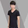 T-shirt Cotton Solid Color Short-sleeved Trendy Bottoming Shirt Wholesale Explosive Style