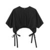 All Tied Up-Cinched waist T Shirt