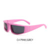 2026 European And American New Personality Big Frame Sunglasses Cycling Sports Trend Sunglasses For Men Cross-border Sunglasses