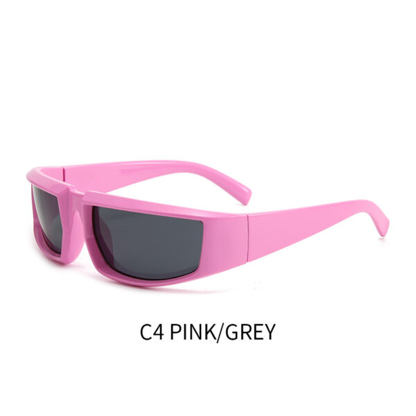 2026 European And American New Personality Big Frame Sunglasses Cycling Sports Trend Sunglasses For Men Cross-border Sunglasses