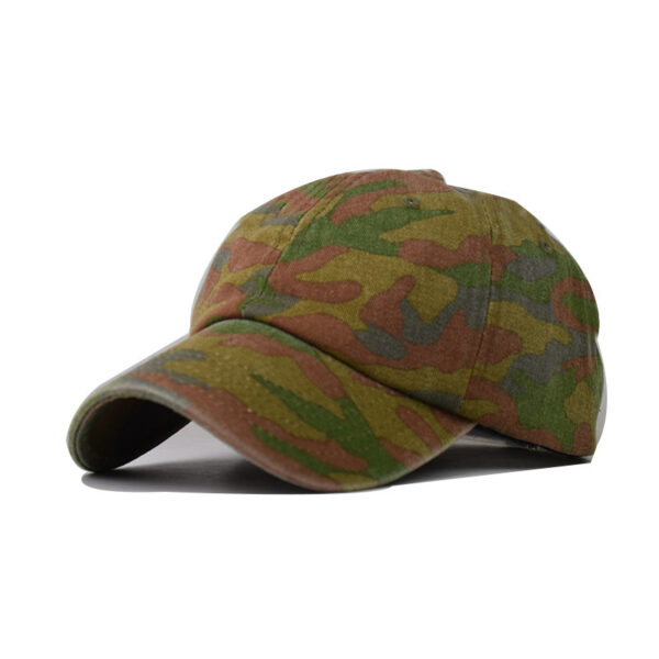 Washed Cotton Camouflage Baseball Cap Men's And Women's Peaked Cap Special Forces Hat Acu Camouflage Cp Ruin Python Pattern Sun Hat