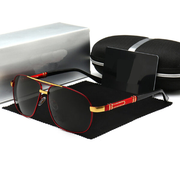 Sunglasses men's polarized sunglasses driving driver mirror driving fishing frog mirror
