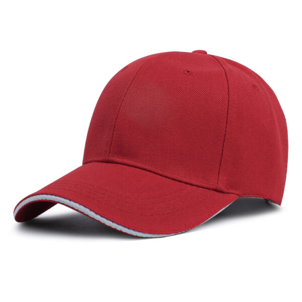 Event Promotion Printing Embroidery Logo Sandwich Polyester Cotton Baseball Cap Sun Protection Sun Panel Hat Peaked Cap