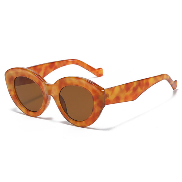 Fashionable Wide-brimmed Cat-eye Sunglasses, New INS Retro Sunglasses, Export Trendy Street Style Sunglasses 5080